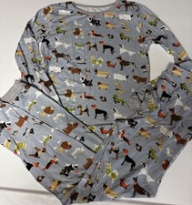 Magnetic Me Modal Pajamas Set Kids Size 7 Dressed Up Dogs Print