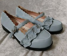 SHEEP PUFF  Lolita Shoes Mary Jane Ladies Eu Size 40 Blue Kawaii 