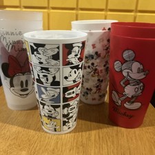 New Disney Mickey  Minnie Mouse 32 oz. Plastic Cup Lot of 8