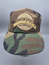 Southeastern Buck A Rama Atlanta GA Georgia Camouflage Patch Hat USA Vintage