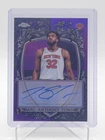 KARL-ANTHONY TOWNS 2025-26 TOPPS CHROME SIGNATURE STYLE PURPLE AUTO /75 Q3464