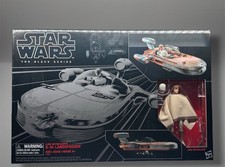 Hasbro Star Wars The Black Series Luke Skywalker Landspeeder & Action Figure New