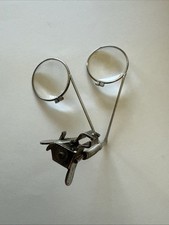 Bausch And Lomb 3X 5X Double Loupe Vtg Magnifying Glasses Clip On Glasses