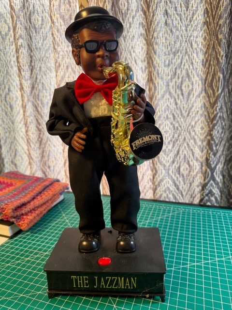The Jazzman Singing and Dancing 17in Doll Battery Operated Vintage