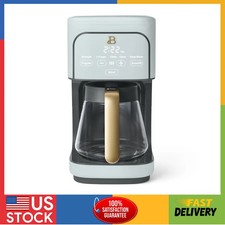 Beautiful 12-Cup Programmable Drip Coffee Maker Hydrangea Blue