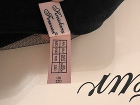 Agent Provocateur Black Lace Corset Bustier Maidens Glamour UK 32D EU 70D