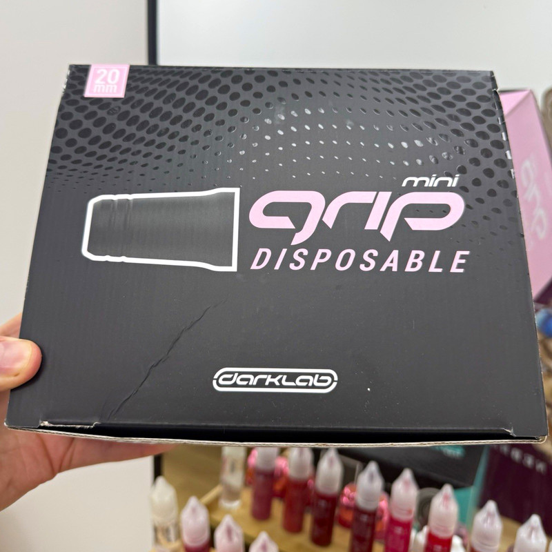 DarkLab Mini Grip Disposable 20mm Tattoo Machine Grips, Sterilized 20 PACK