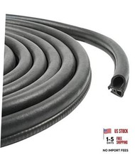 Rubber Edge Trim,Car Weather Striping,Door Rubber Seal Strip Trim 20 FT