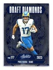 2025 Panini Absolute Puka Nacua #DD-PNA Draft Diamonds Los Angeles Rams
