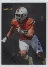 2021 Wild Card MATTE Black 5 Stripe 50/50 Jaelan Phillips #MBC-29 0c4