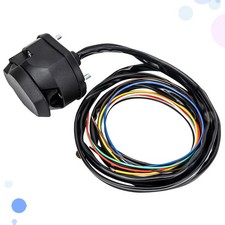 1Pc Professional 1.5m 7 Way Connector Plug Socket 7 Wire Trailer Wiring 7 Pin