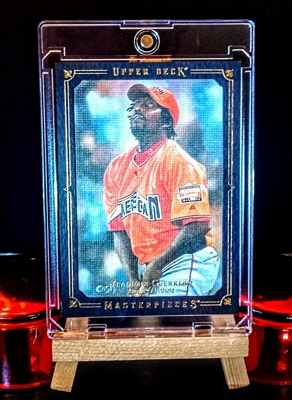 Vladimir Guerrero 2008 Upper Deck Masterpieces #41 Black Frame Parallel (NM-M)