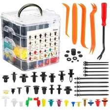 925PCS Car Retainer Clips Auto Fastener Push Trim Clips Pin Rivet Bumper Kit