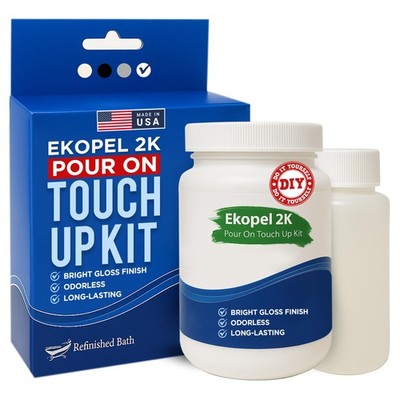 Ekopel Bathtub Refinishing Kit - Made 1 Count (Pack of 1), Pour On Touch Up