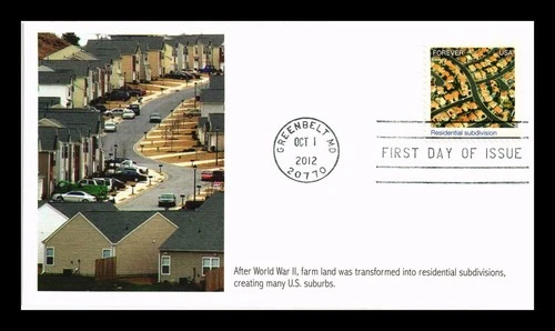 US COVER FLEETWOOD FIRST DAY OF ISSUE URBAN RESIDENTIAL SUBDIVISION