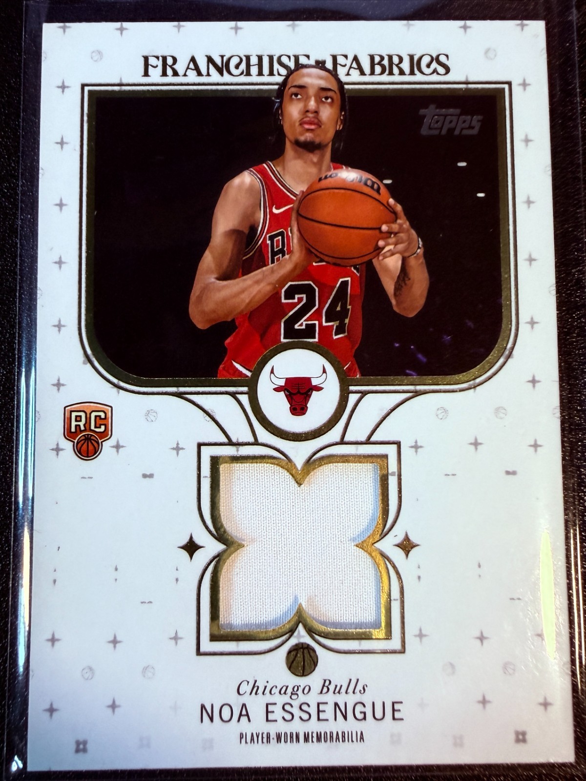 2025-26 Topps - Franchise Fabrics Noa Essengue #FF-NE (MEM, RC)