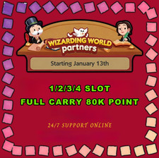   Mono Poly Go Wizarding World Partners Event Slot Full Carry 80k