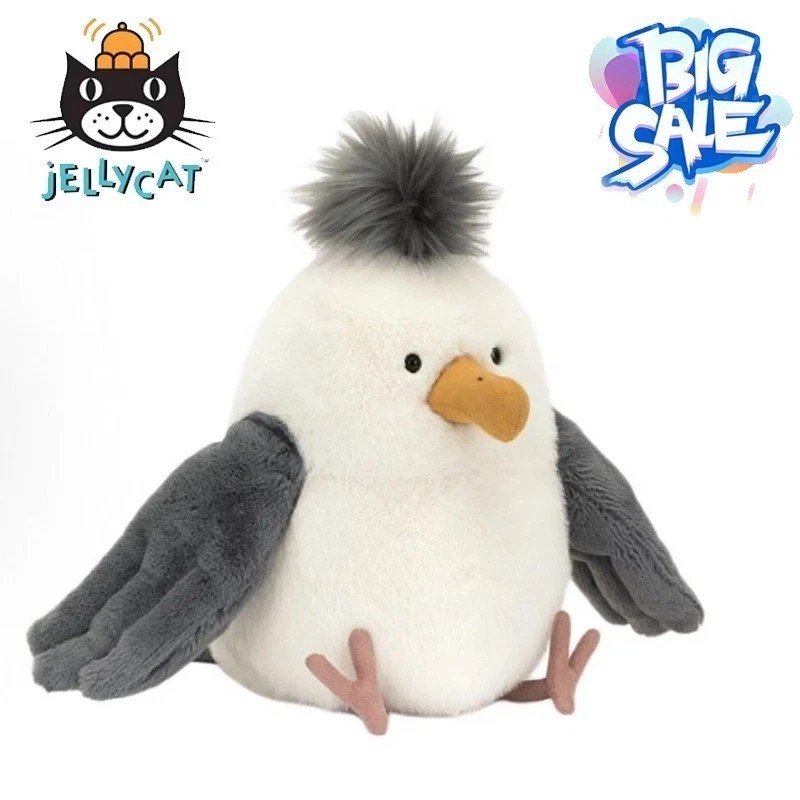 Brand New Jellycat Bird Series Chirpy Seagull Plush Toy with Tags