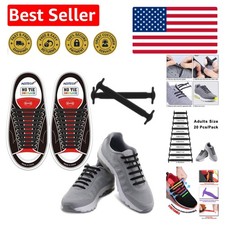 Comfort Fit No Tie Shoelaces - Elastic Silicone for Kids and Adults Convenience