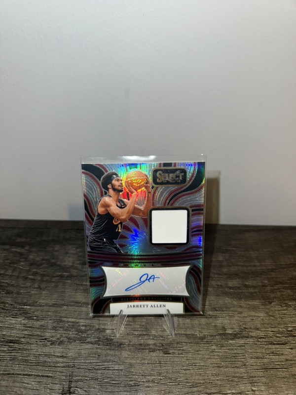 2024-25 Panini Select Jarrett Allen Game-Used Jersey Patch Auto /199 CLE  Cavs