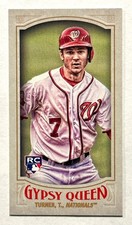 2016 Topps Gypsy Queen #64 Trea Turner Mini Box Variations Rookie RC Free Ship!