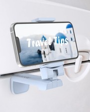 Travel Essentials Airplane Phone Holder, Universal Handsfree Phone Mount for ...