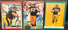 Tunch Ilkin Pittsburgh Steelers Lot of 3 Football Cards