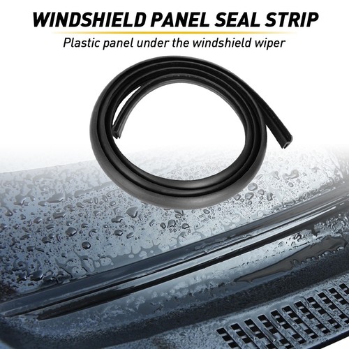 1.8m Rubber H-type Strip Seal On Mount Plastic Panel Under Windshield