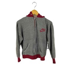 NIKE Men's Swoosh Two-Tone Zip Up Hoodie Used BAZZ-0