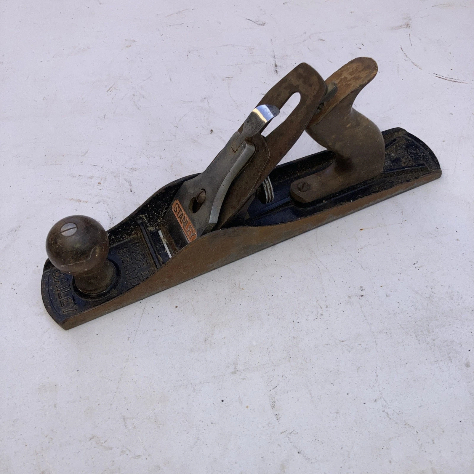 VINTAGE STANLEY BAILEY No 5 HAND PLANE made in England