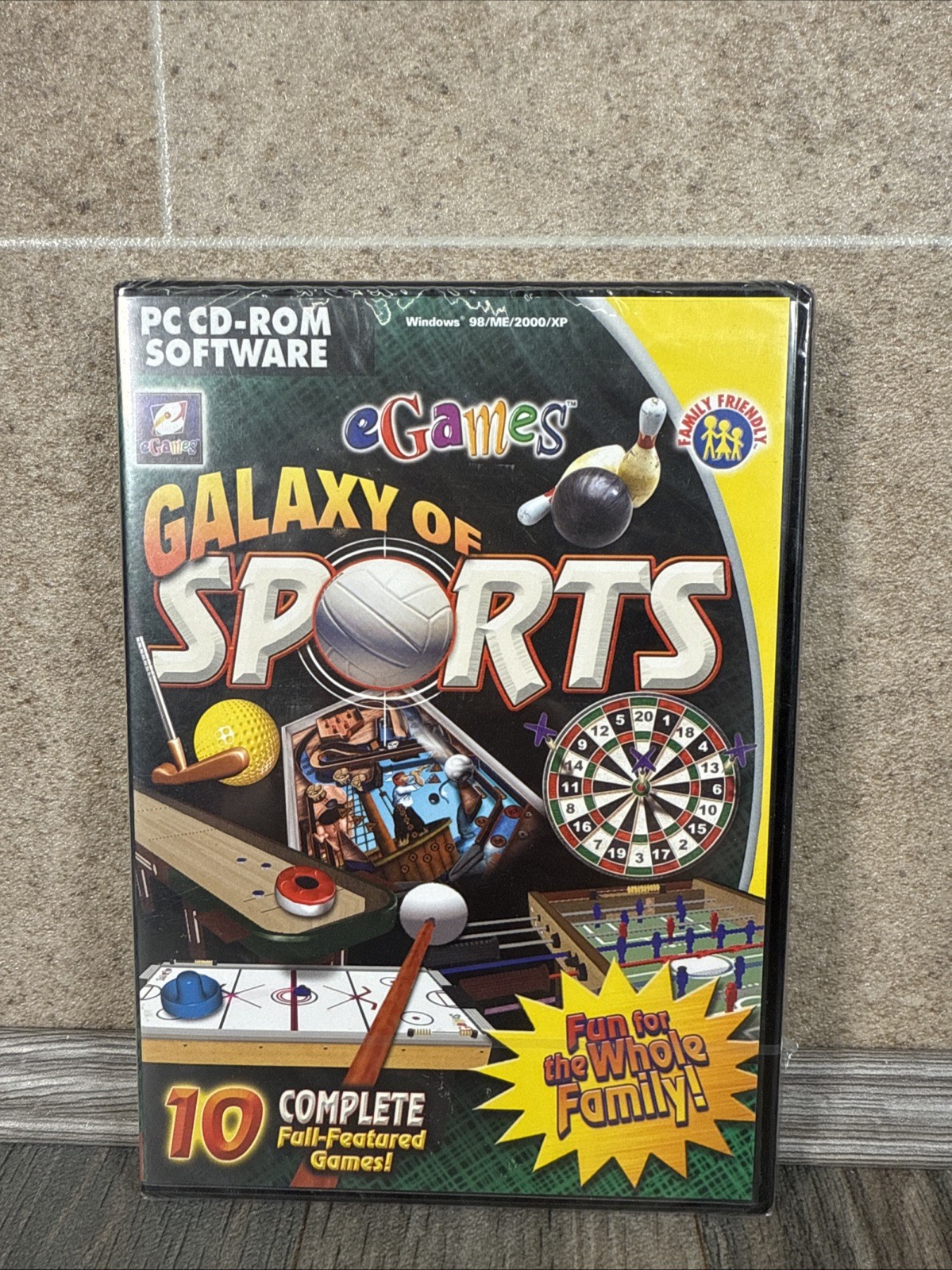 Original Boxed Galaxy of sports - PC CD-ROM -10 full games for family Sealed