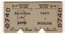 Railway ticket BTC(H) Appin - Barcaldine