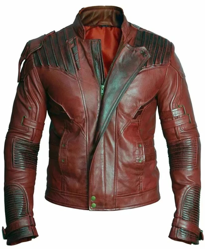 Guardians of the Galaxy Star-Lord Leather Jacket Chris Pratt Cosplay Costume - product listing photo
