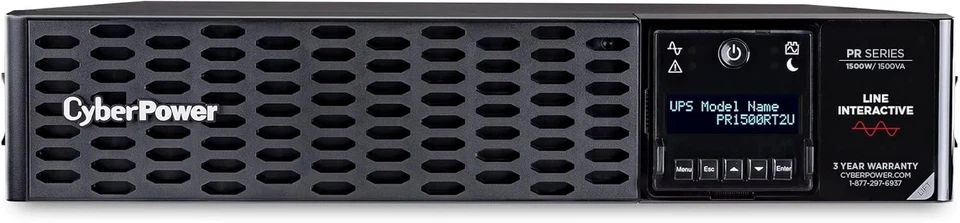 CyberPower PR1500RT2UN-R Sinus USV-Anlage, 1500VA/1500W - Zertifiziert Refurbished