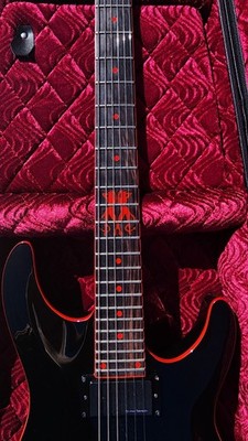 Schecter C-1 SheDevil Diamond Series w/Coffin Case | eBay