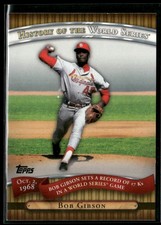 Bob Gibson 2010 Topps History of the World Series #HWS15 Z1