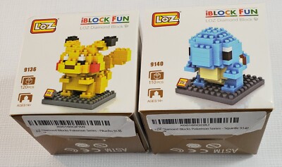 LOZ Diamond Mini Blocks Pokemon Series Pikachu 9136 120pcs