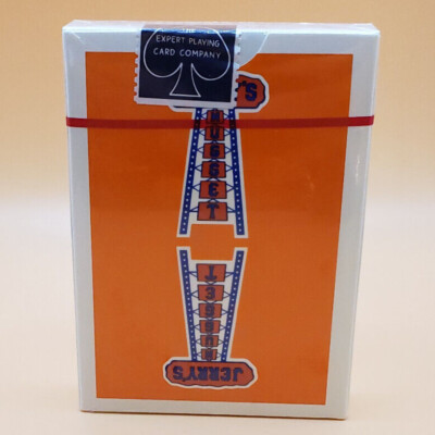 Jerry's Nugget Playing Cards - Orange (Vintage Feel) - New Sealed