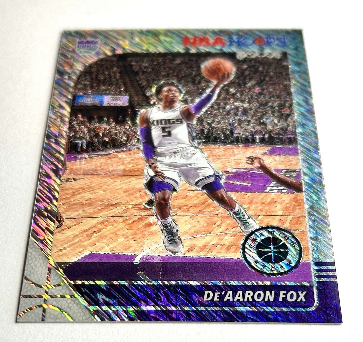 2019-20 Premium Stock De'Aaron Fox Silver Shimmer Prizm
