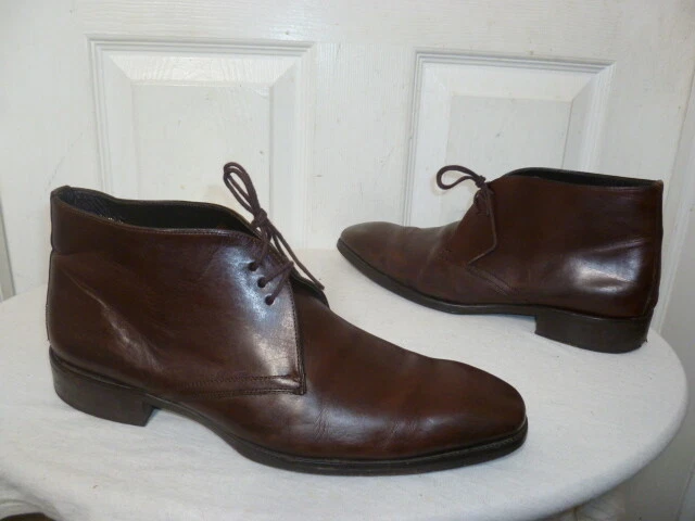 MEZLAN MEN S 15098 CHUKKA LACE UP BUSINESS CASUAL DRESS ANKLE BOOTS 9 M BROWN
