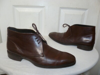 Mezlan Mens 13M Chukka Boots Brown Leather Dress Shoes Lace Up‎ Business Mezlan‎ Mens 13M Chukka Boots Brown Leather Dress Shoes Lace  main image 4