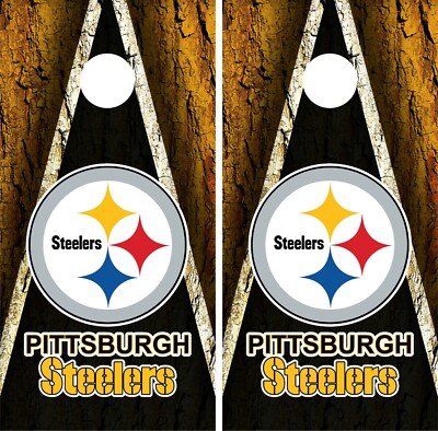 イングヴェイ在籍！【激レア2枚組LP！】STEELER/Excited '83 Pittsburgh Steelers Cornhole Board Vinyl Wrap - Decal Sticker