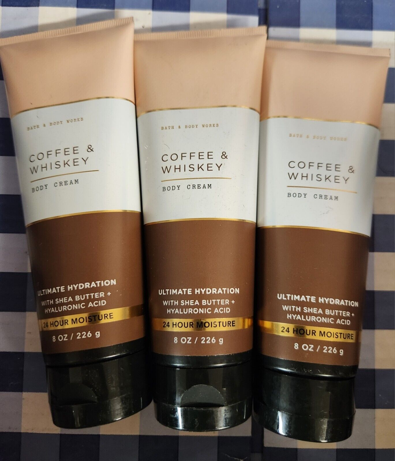 COFFEE & WHISKEY CREAM TUBE LOTION Lot Of 3 BATH AND BODY WORKS X3 MENS SET 2023