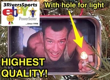 Die Hard Movie JOHN MCCLANE Metal Tin Air Shaft/Duct Christmas Ornament w/ Hole