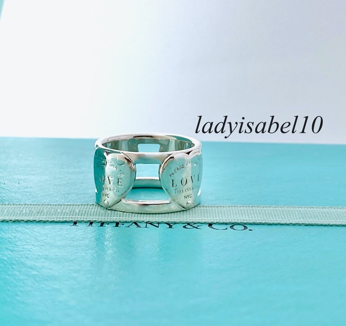 Tiffany love heart ring