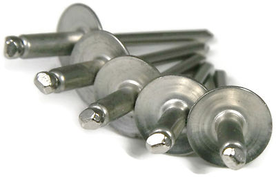 Albany County Fasteners All Aluminum Pop Rivets – 1/8 X 3/8, Qty 250, 4-6 Grip