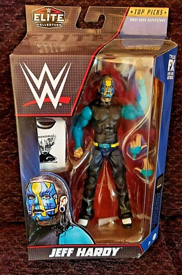 Action Figure Jeff Hardy Elite Coll. Mint in Package Mattel 7'' Tall x 3.5 Wide