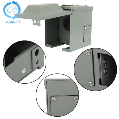 PAULINN 50 Amp RV Power Outlet Box, Nema 14-50R 125V/250V RV Outdoor