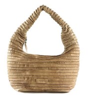 Fredsbruder Riffel Lift Hobo Schultertasche Tasche Sand Beige Neu