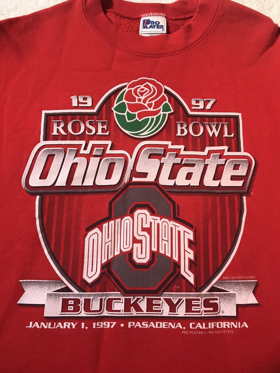 Vtg Pro Player 1997 Ohio State Buckeyes OSU Rose Bowl Vtg Pro Player 1997 Ohio State Buckeyes OSU Rose Bowl